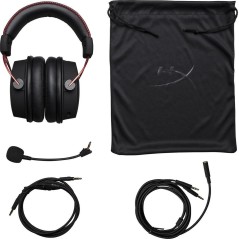 HyperX Cloud Alpha Kabling Headset - Black Red | Superior Sound & Comfort for Gamers